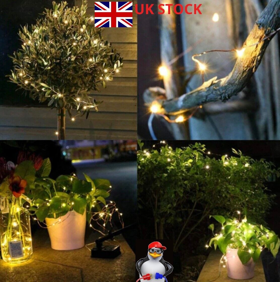 12/32m LED Solar Light Garland Outdoor Garden Fairy String Light Led Twinkle