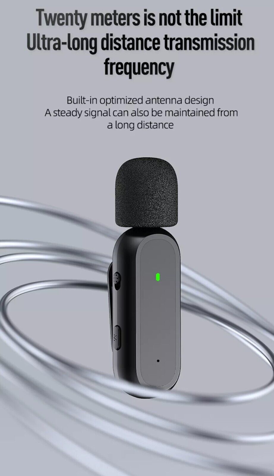 Wireless Lapel Microphone Micro Telephone For Mobile Cell Phone Android Iphone