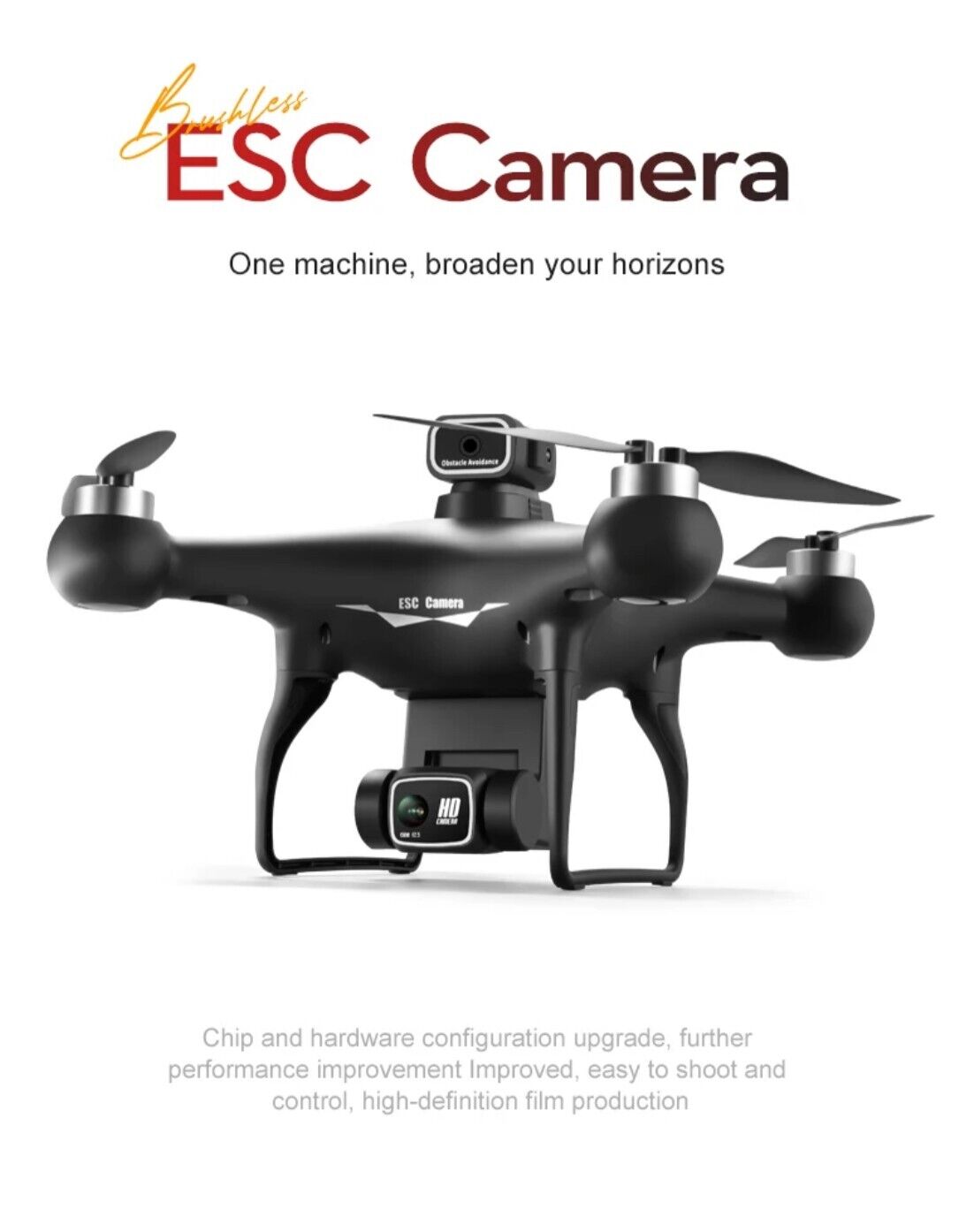 S116 Max Drone Quadcopter Obstacke Avoidance Dual Camera 4K Brushles Optical Flo