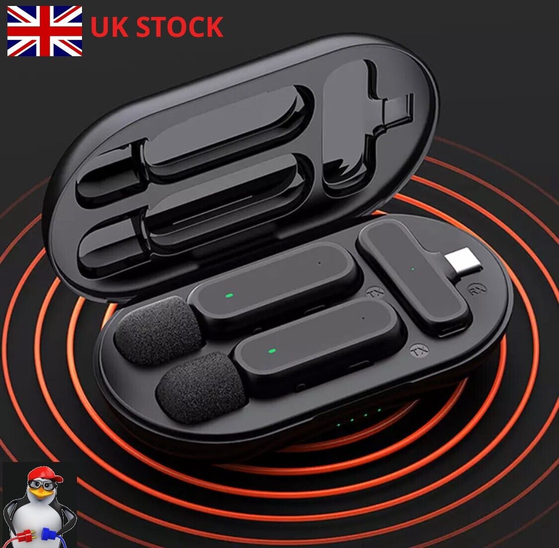 Wireless Lapel Microphone Micro Telephone For Mobile Cell Phone Android Iphone