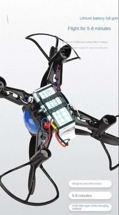 Mini YC 4k Camera DIY Assembled Four Axis Aircraft Combat Drone WIFI Aerial