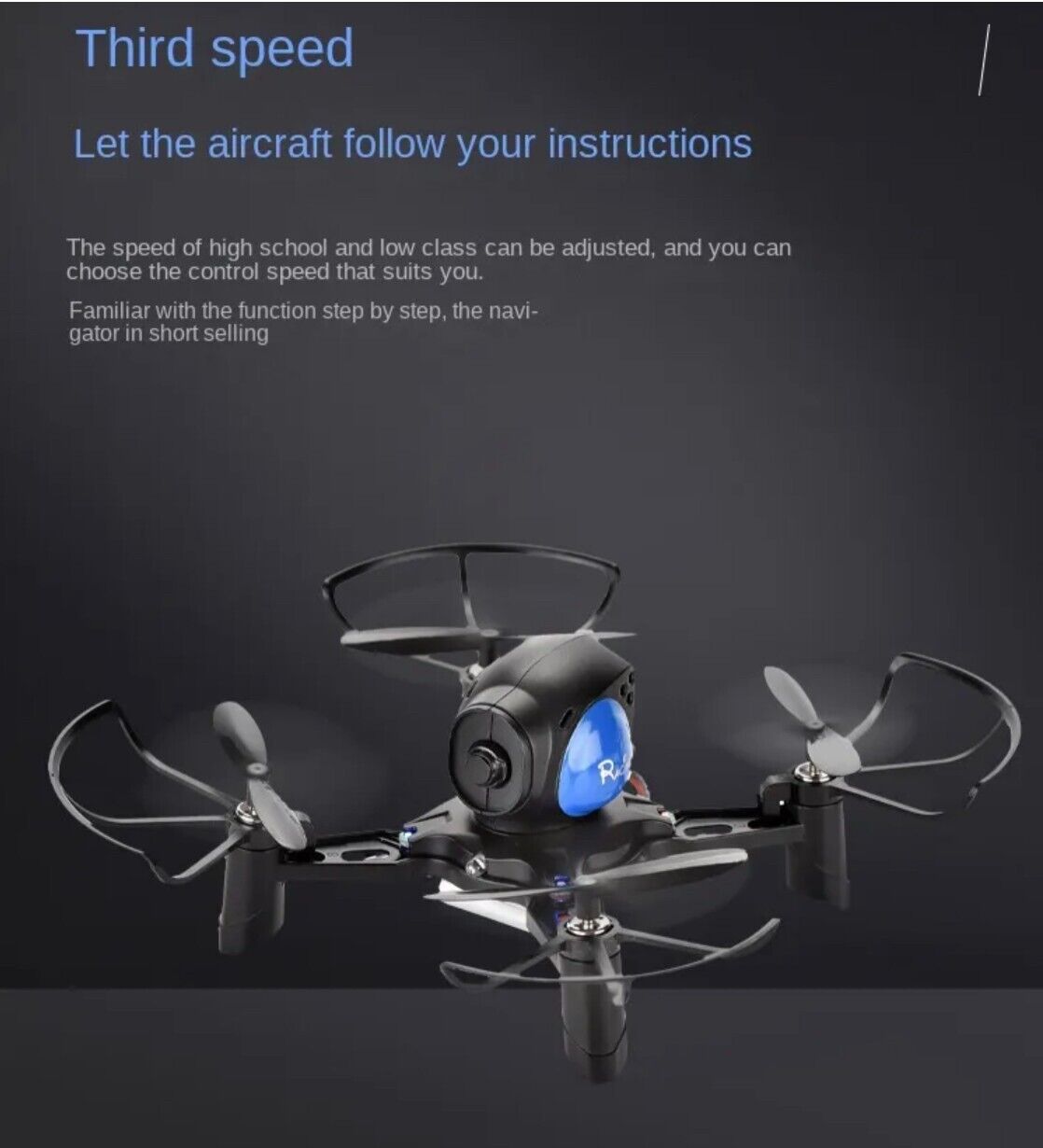 Mini YC 4k Camera DIY Assembled Four Axis Aircraft Combat Drone WIFI Aerial