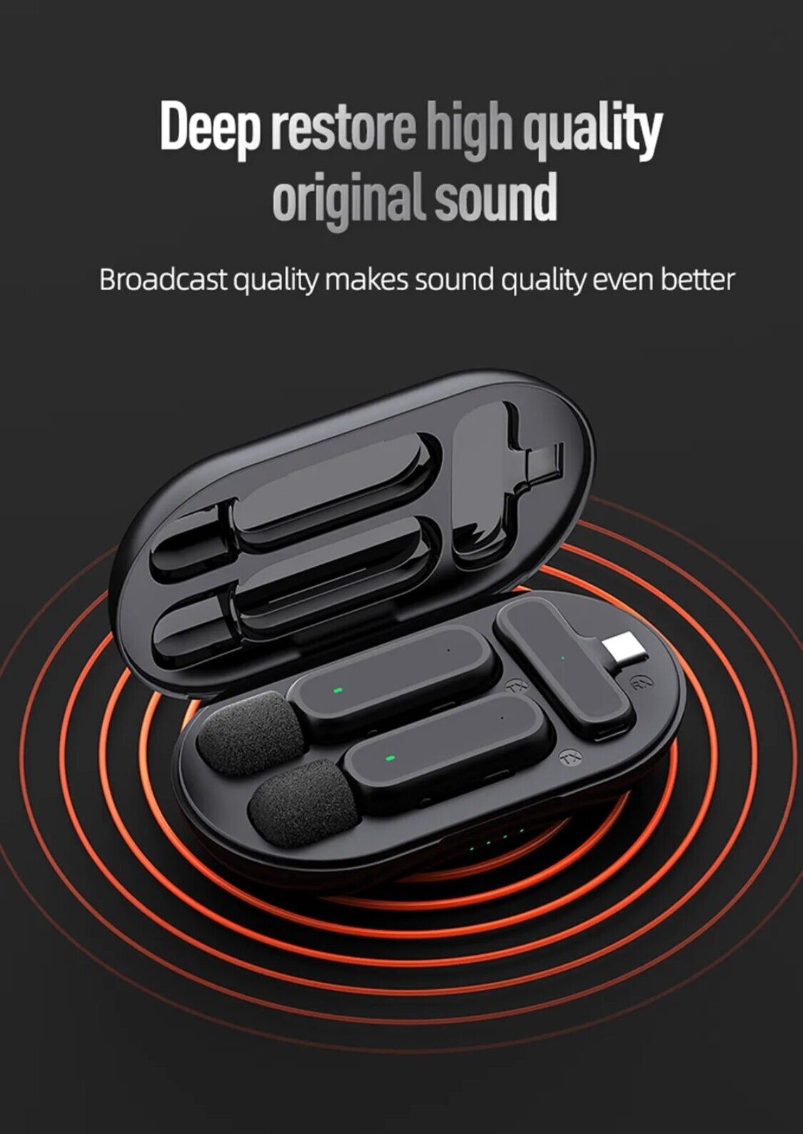 Wireless Lapel Microphone Micro Telephone For Mobile Cell Phone Android Iphone