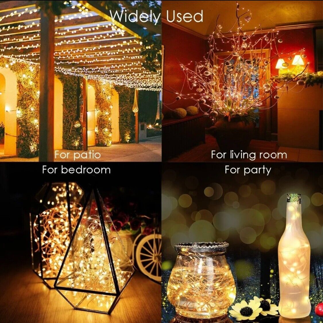 12/32m LED Solar Light Garland Outdoor Garden Fairy String Light Led Twinkle