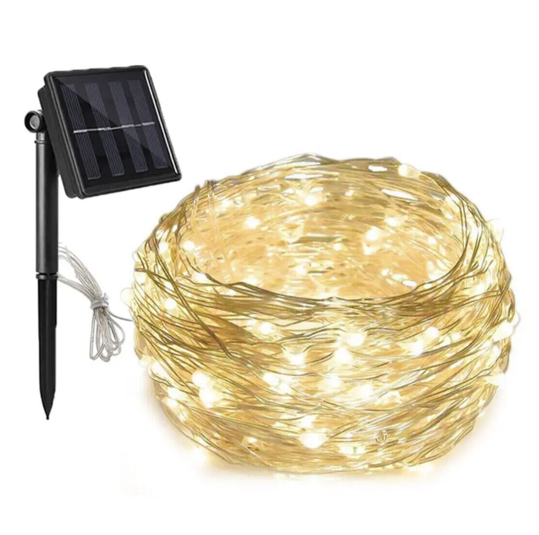 12/32m LED Solar Light Garland Outdoor Garden Fairy String Light Led Twinkle