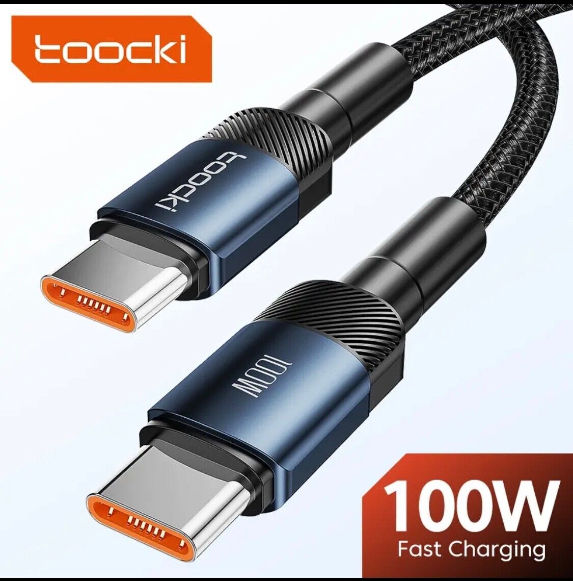 Type C to Type C Toocki Cable 100W PD Fast Charging Charger USB C to USB C 3M