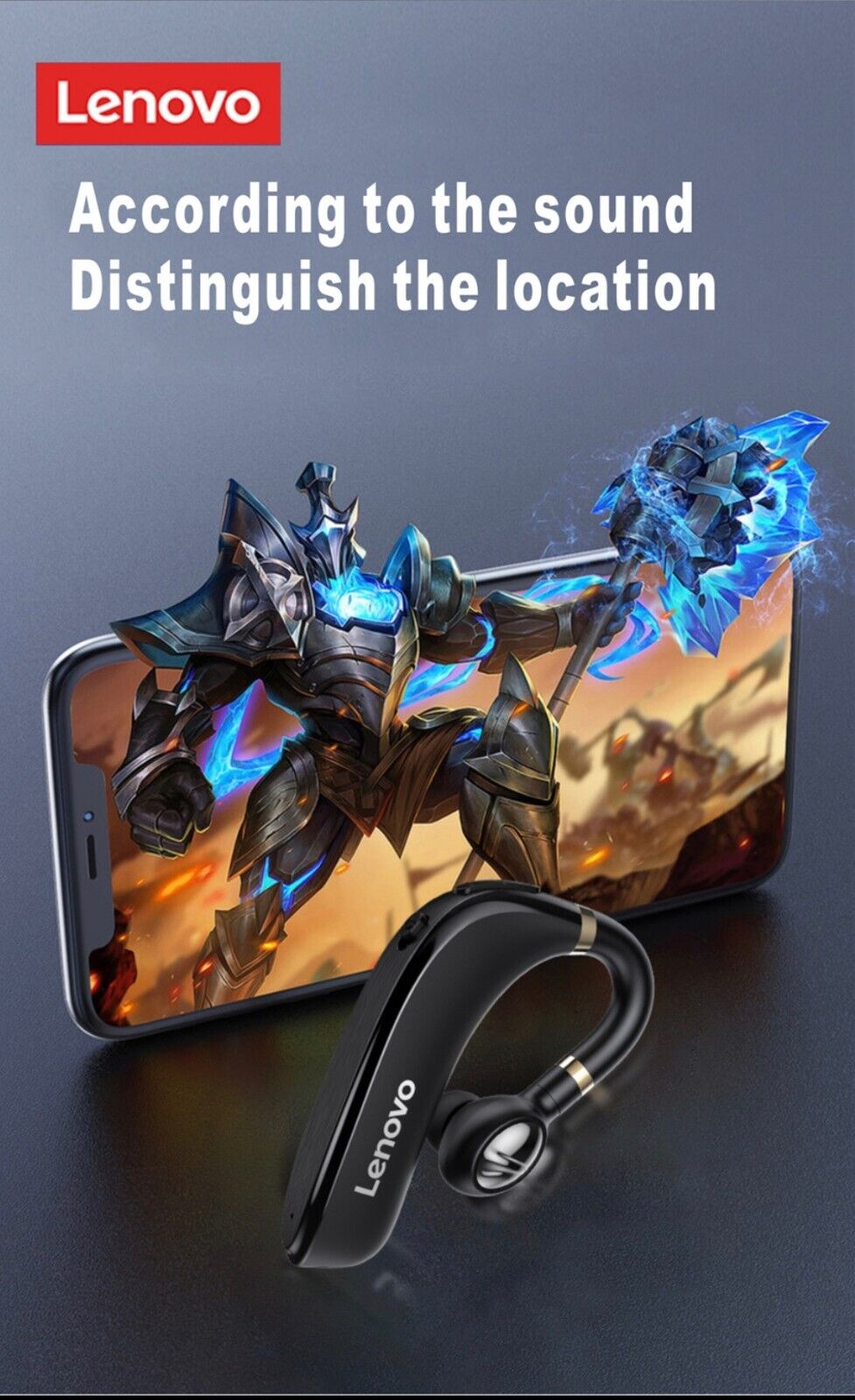 Original Lenovo HX106 Bluetooth Earphone Pro Ear Hook Wireless Bluetooth 5.0