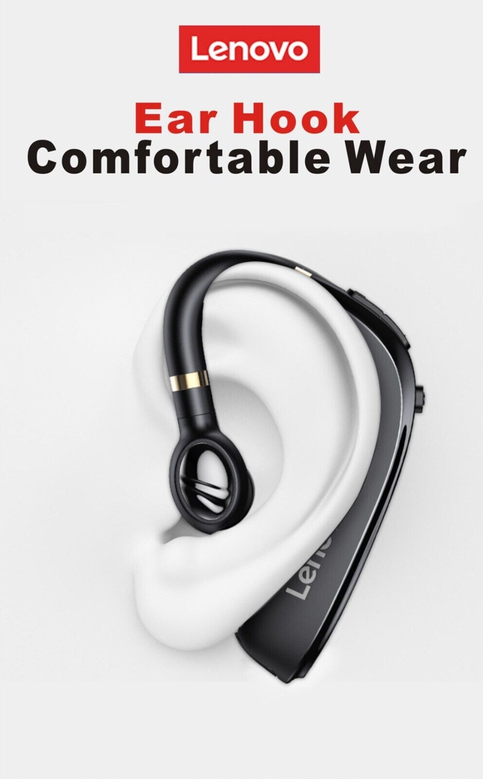 Original Lenovo HX106 Bluetooth Earphone Pro Ear Hook Wireless Bluetooth 5.0