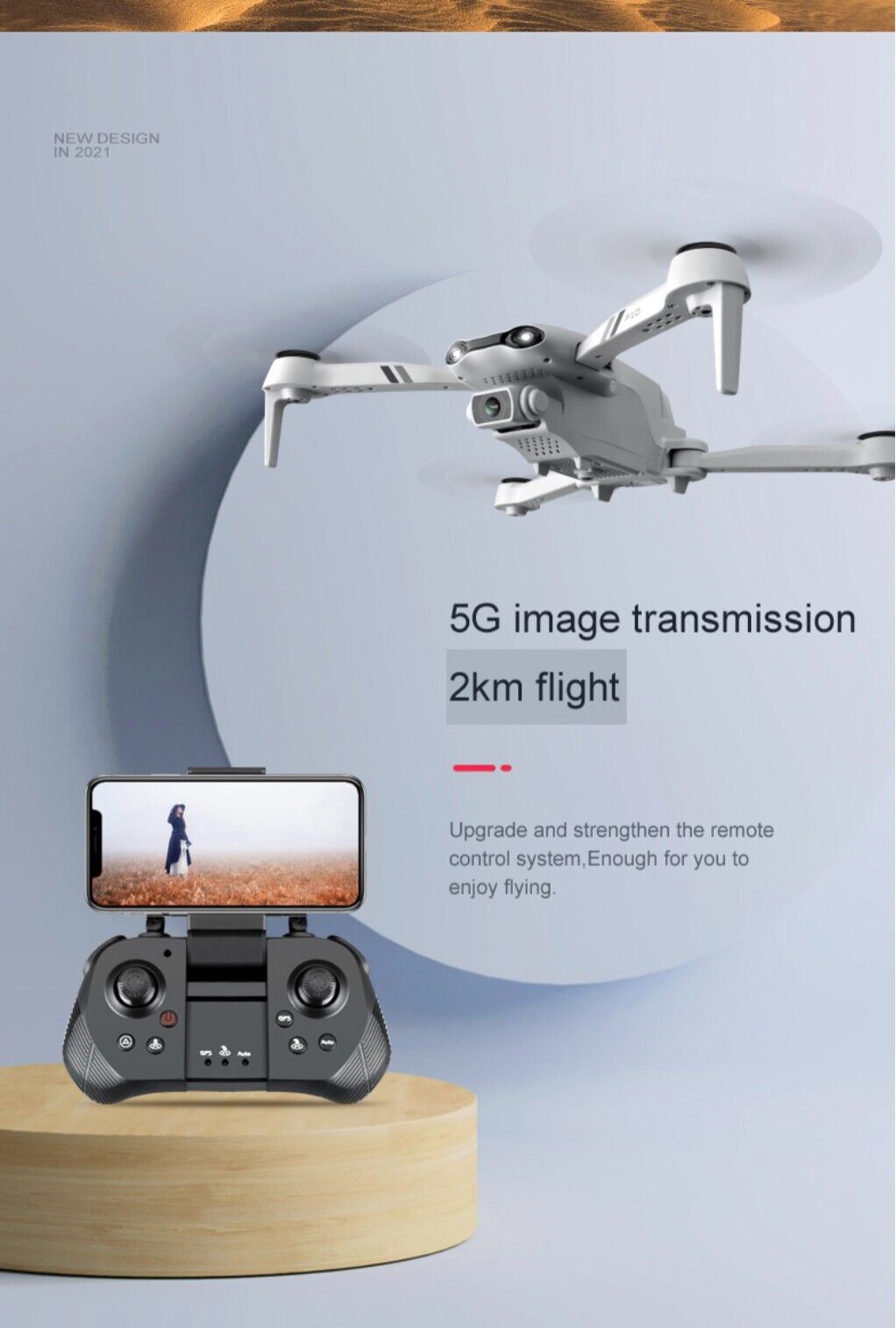 F10 Drone 6K HD Camera GPS 5G WIFI Wide Angle FPV Real Time Transmission