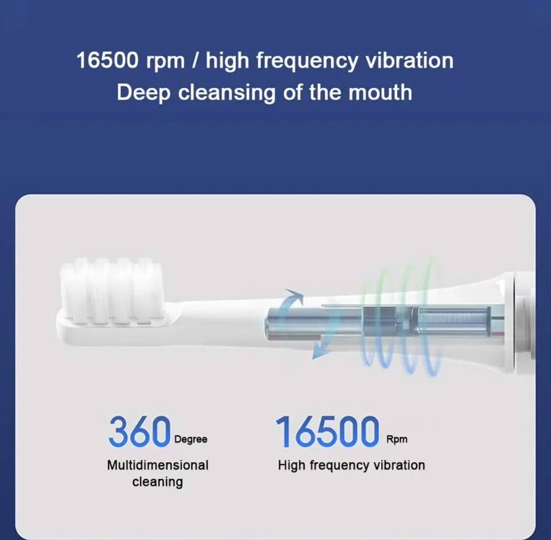 Sonic Electric Toothbrush Xiaomi Mijia T100 Mi Smart Tooth Brush Colorful USB