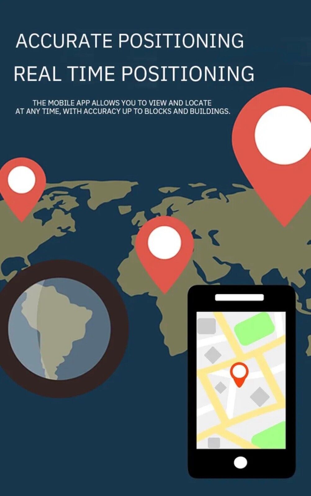 GPS Locator Small and Strong Magnetic Car Child Anti Theft Loss Booking Vehicle