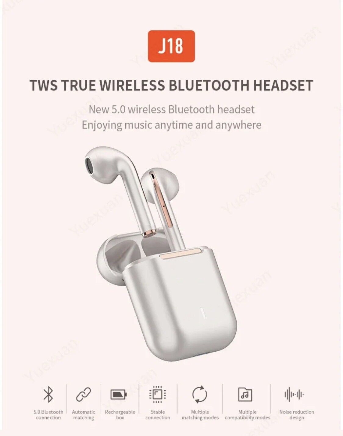 Xiaomi Wireless Earphones J18 In Ear TWS Bluetooth Ture Sport Headphones