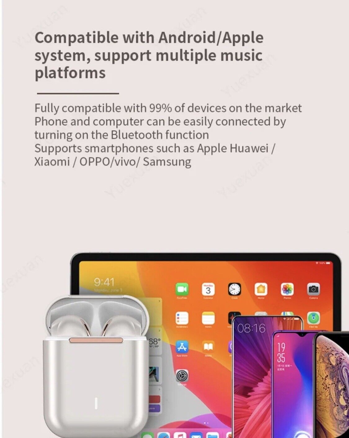 Xiaomi Wireless Earphones J18 In Ear TWS Bluetooth Ture Sport Headphones