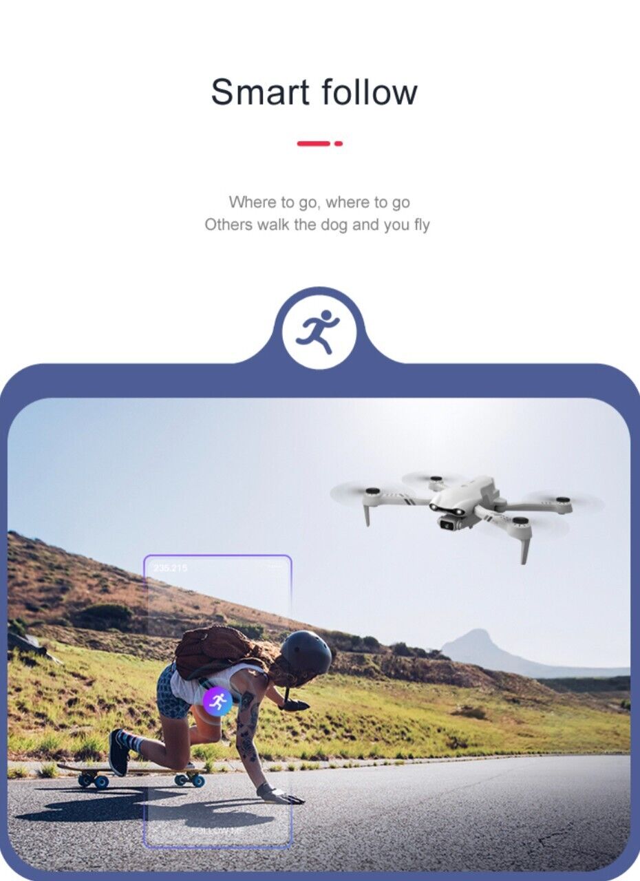 F10 Drone 6K HD Camera GPS 5G WIFI Wide Angle FPV Real Time Transmission