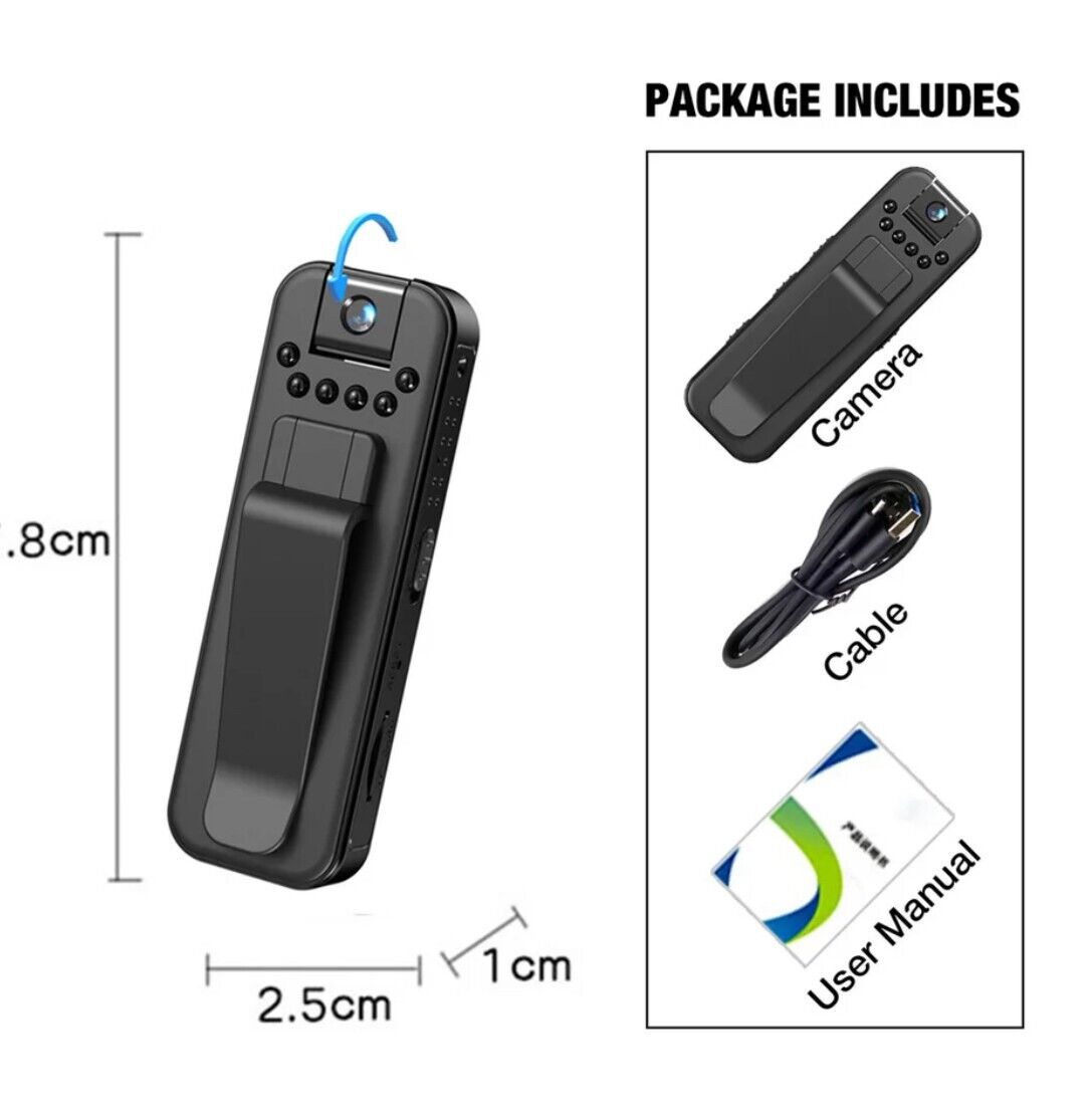 MD13 HD 1080P Mini Camera Portable Small Digital Video Recorder Police BodyCam