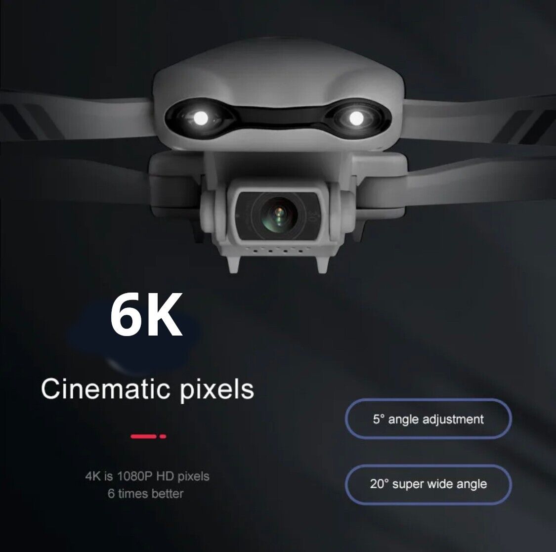 F10 Drone 6K HD Camera GPS 5G WIFI Wide Angle FPV Real Time Transmission