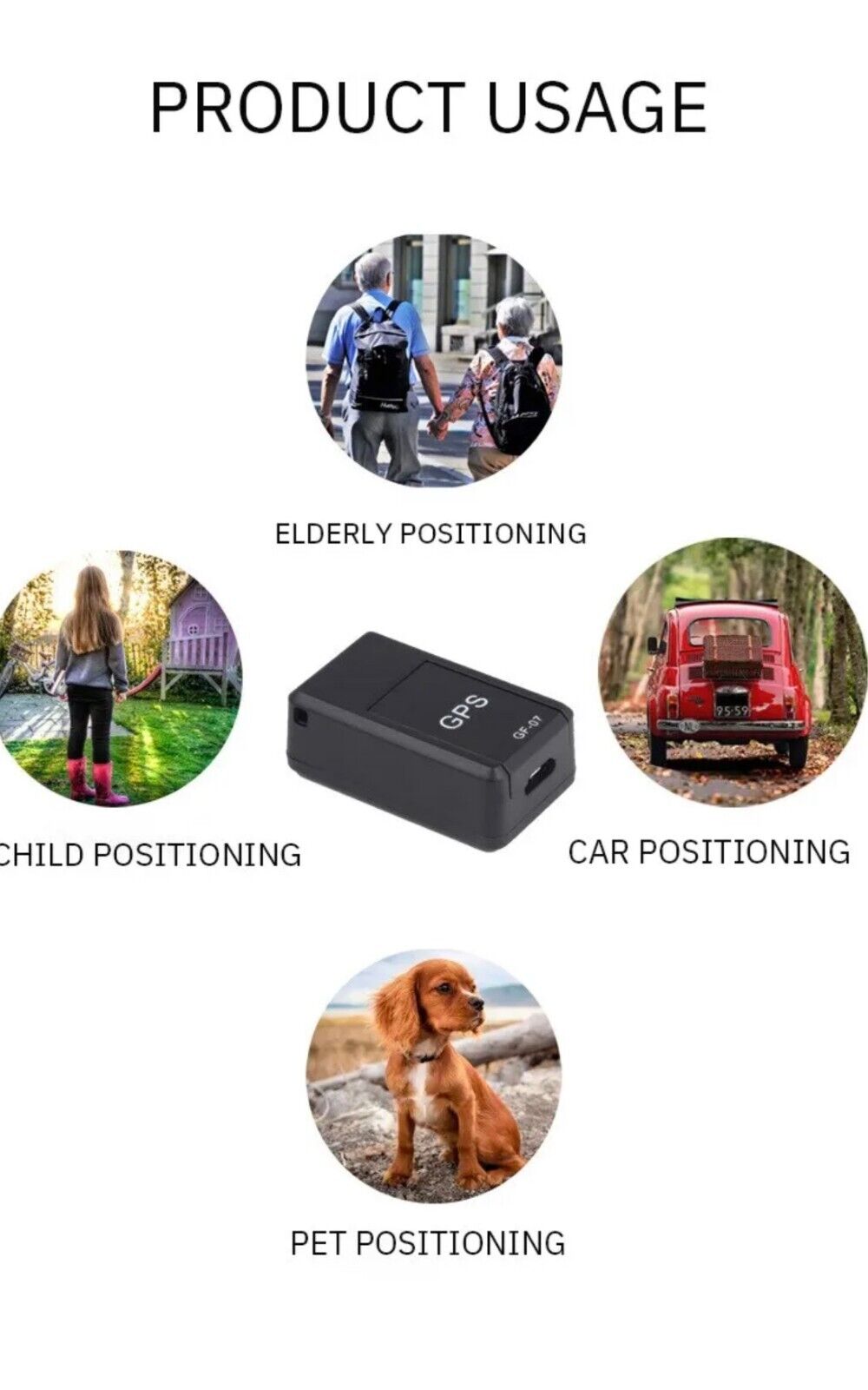 GPS Locator Small and Strong Magnetic Car Child Anti Theft Loss Booking Vehicle