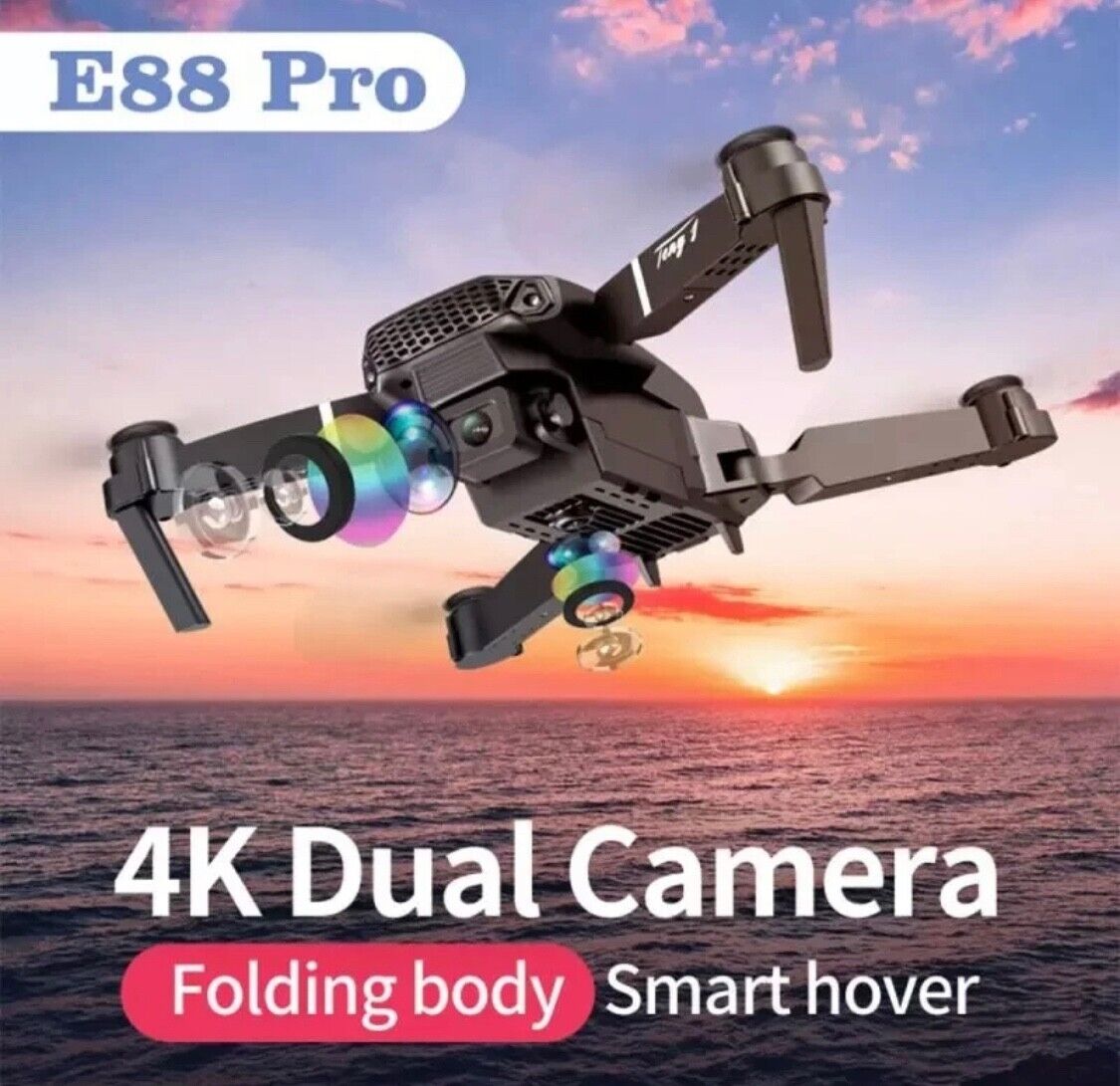 DRONE ZHENDUO E88 Pro 4k Profesional HD 4k Rc Airplane Dual-Camera Wide-Angle