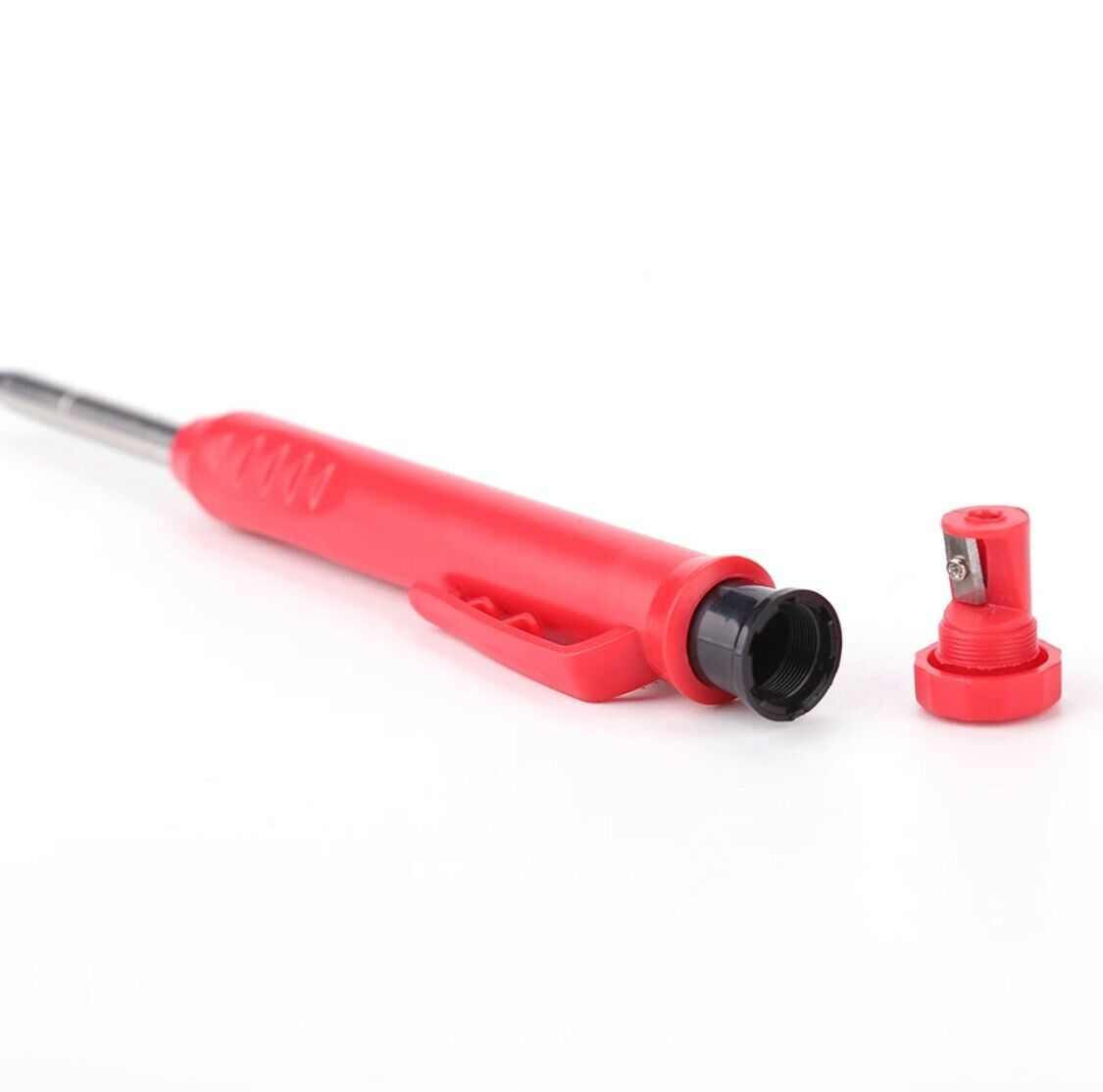 Solid Carpenter Mechanical Pencil With Sharpener Marking Pencil Scriber For Wood