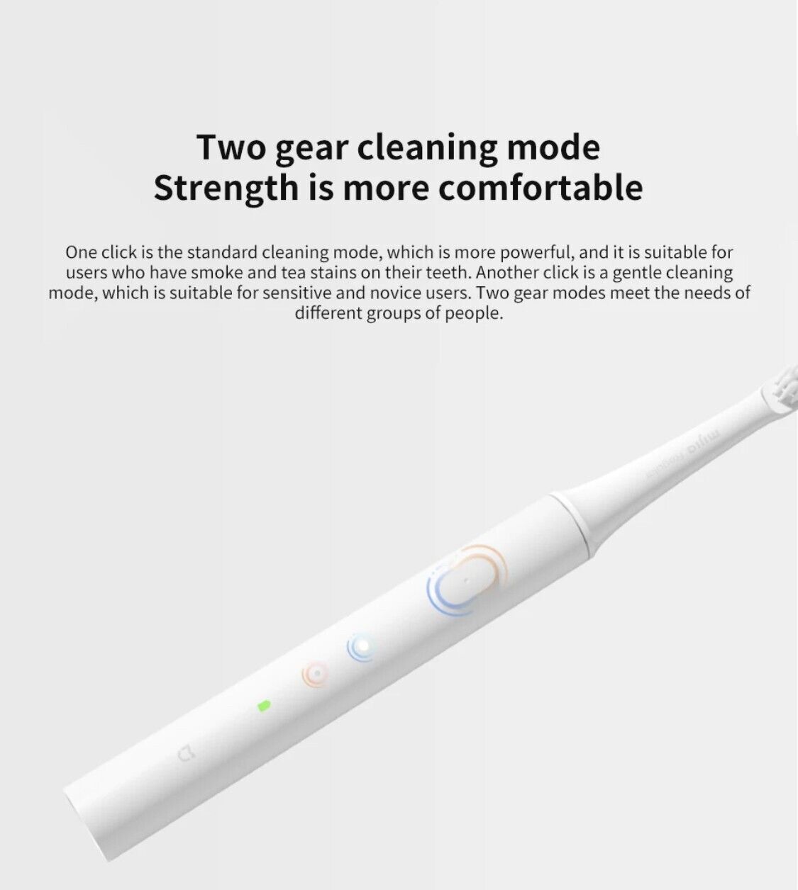Sonic Electric Toothbrush Xiaomi Mijia T100 Mi Smart Tooth Brush Colorful USB