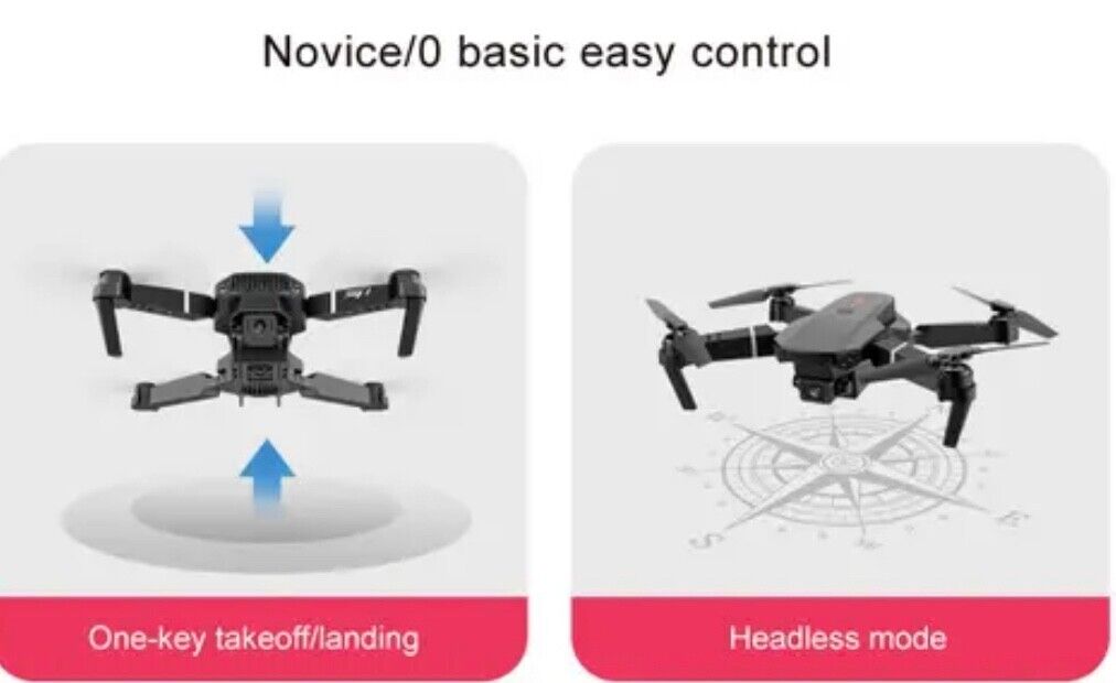 DRONE ZHENDUO E88 Pro 4k Profesional HD 4k Rc Airplane Dual-Camera Wide-Angle