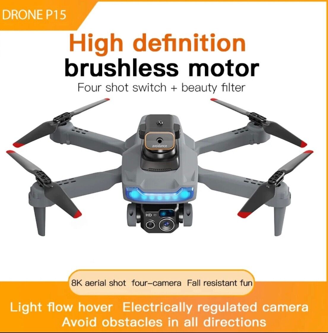 Drone Xiaomi P15 4K/8K HD Camera Brushless Intelligent Obstacle