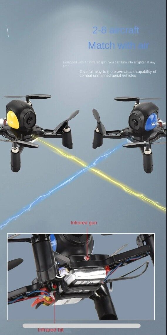 Mini YC 4k Camera DIY Assembled Four Axis Aircraft Combat Drone WIFI Aerial