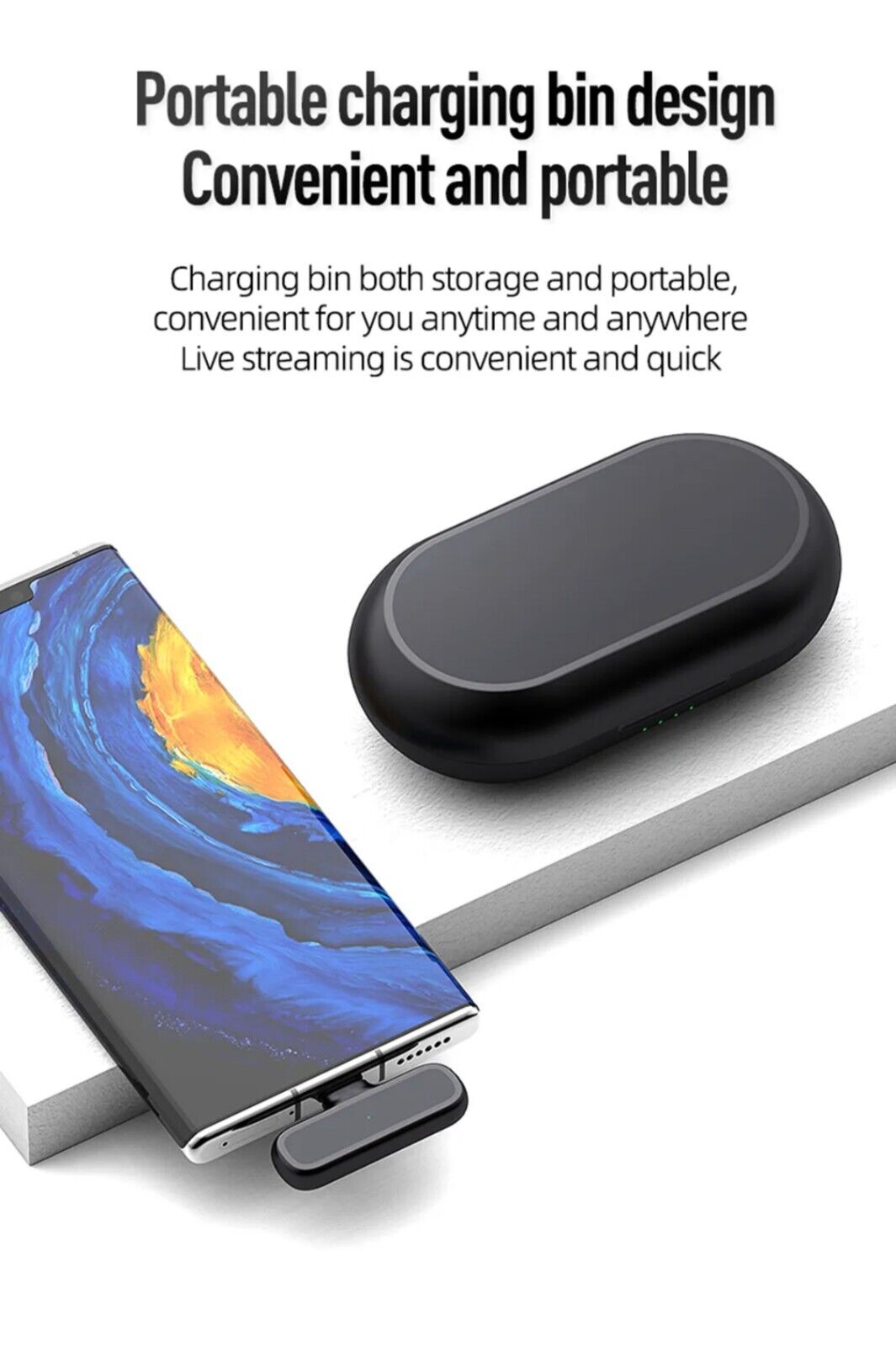 Wireless Lapel Microphone Micro Telephone For Mobile Cell Phone Android Iphone
