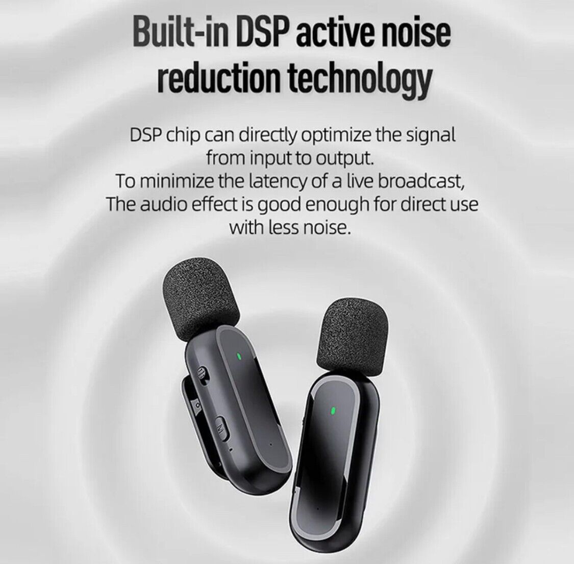 Wireless Lapel Microphone Micro Telephone For Mobile Cell Phone Android Iphone