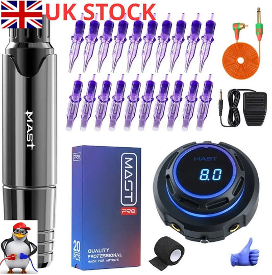 MAST P10 Professional Tattoo Permanent Make up Tattoo Machine Kit CompleteTattoo