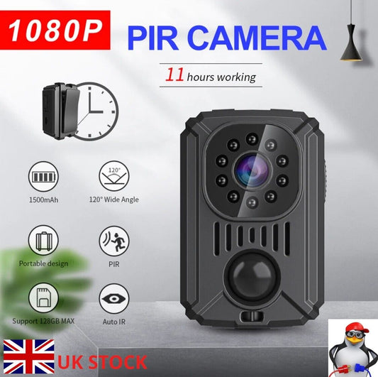 MD31 Mini PIR Video Body Camera Back Clip Photography DV Smart Camera HD 1080P