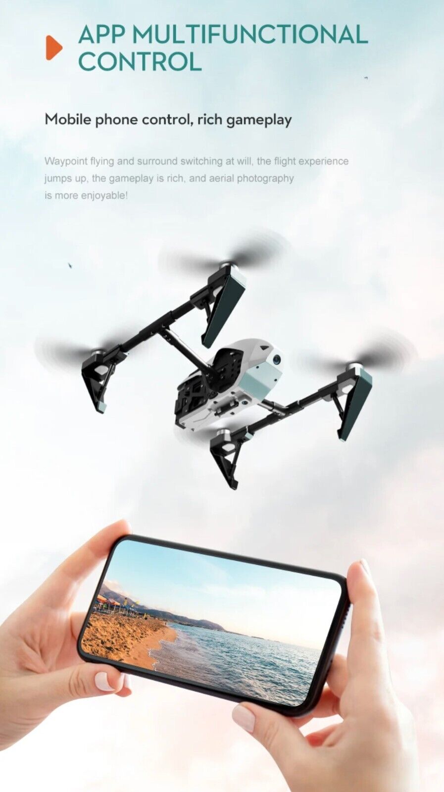 Drone ALU KS66 Professinal 8K HD Dual Camera 5G WIFI Wide Angle  Brushle