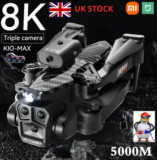 Drone Xaom CARBON K10 Max  8K 3xBATTERIES Three Camera Intelligent Optical Flow