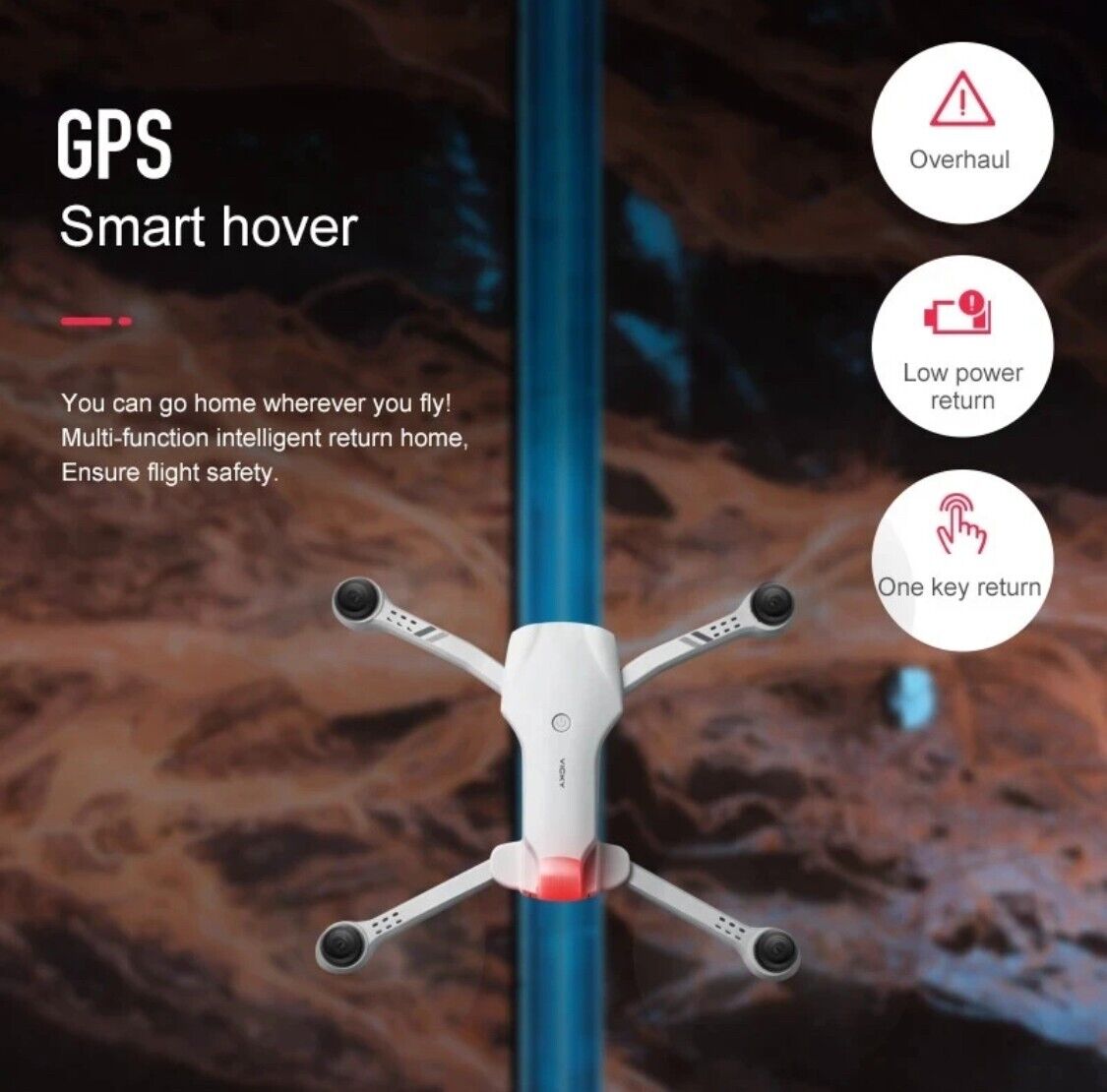 F10 Drone 6K HD Camera GPS 5G WIFI Wide Angle FPV Real Time Transmission